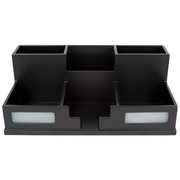 Victor 95255 Midnight Black Collection 10 1/2" x 5 1/2" x 4" 6 Section