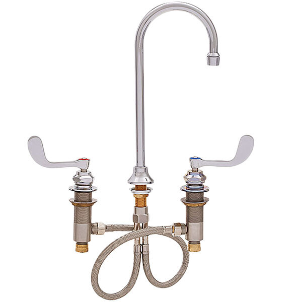 Fisher 98655 Deck Mounted Faucet with Widespread Deck, 6" Rigid