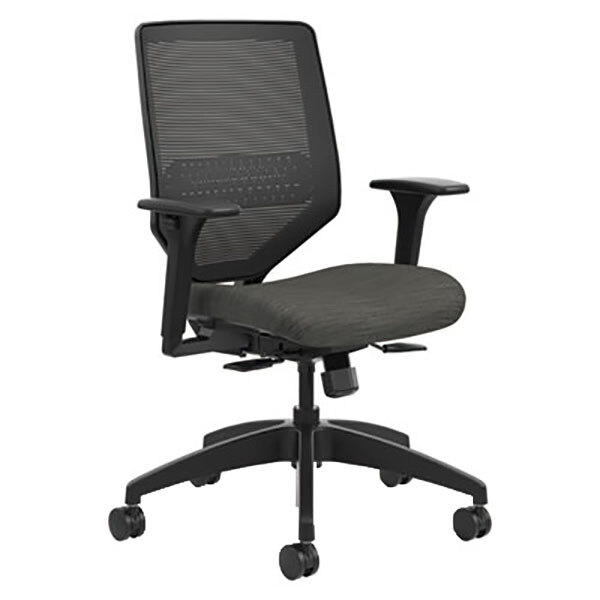 HON SVM1ALC10TK Solve Ink Mesh Task Chair with Swivel Base