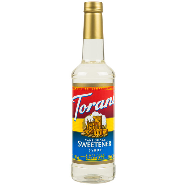 Torani 750 mL Plastic Cane Sugar Sweetener Syrup