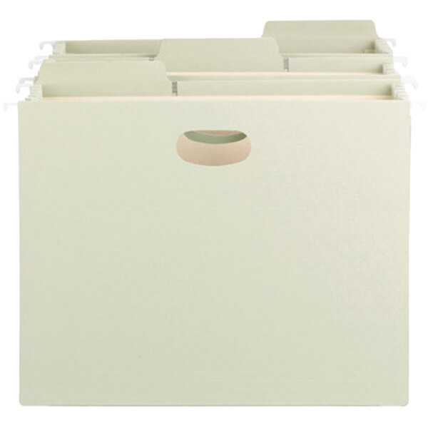 Smead 64224 FasTab TUFF Letter Size Hanging File Pocket 9/Box