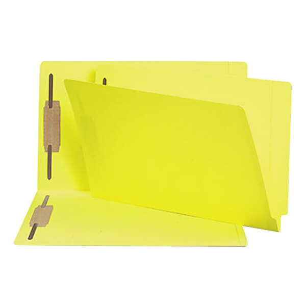 Smead 28940 ShelfMaster Legal Size Fastener Folder with 2 Fasteners