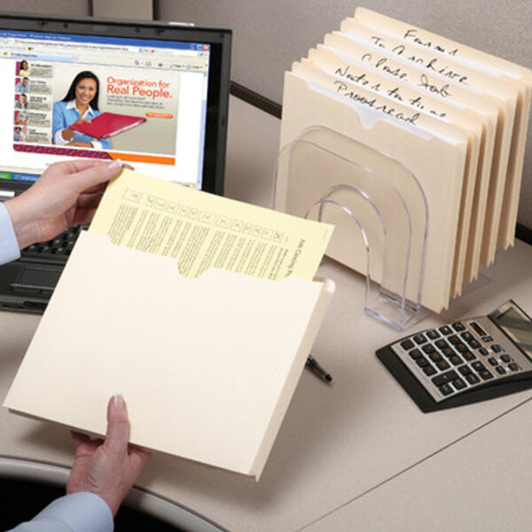 Smead 75605 Letter Size 100 Recycled File Jacket 2" Expansion with