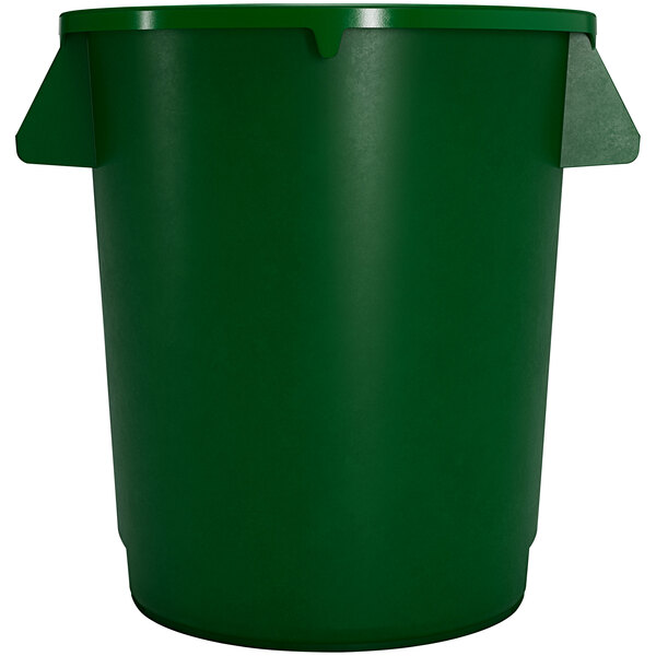 Carlisle 84101009 Bronco 10 Gallon Green Round Trash Can
