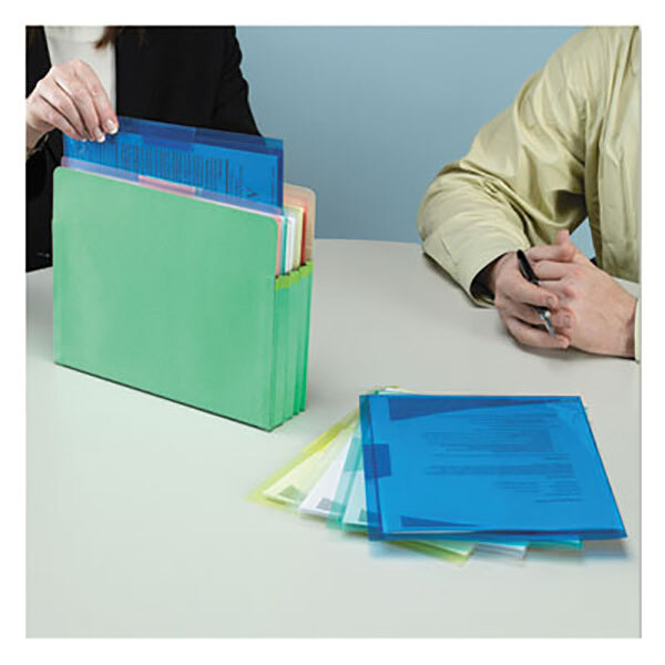 Smead 85750 Organized Up Letter Size Poly Translucent File Jacket