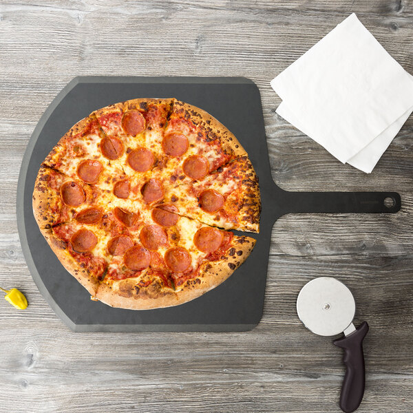 Epicurean Slate 18" x 27" Richlite Wood Fiber Commercial Pizza Peel