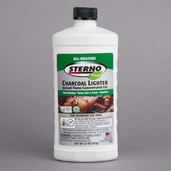 Sterno 20336 22 oz. AllWeather Charcoal Lighter Gel
