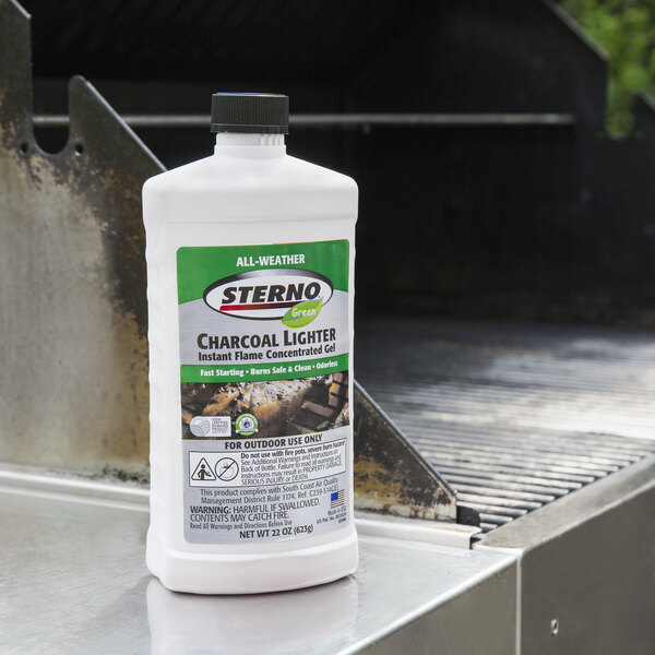 Sterno 20336 22 oz. AllWeather Charcoal Lighter Gel