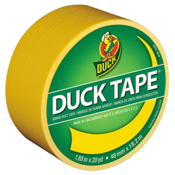 Duck Tape 1304966 1 7/8" x 20 Yards Colored Yellow Duct Tape