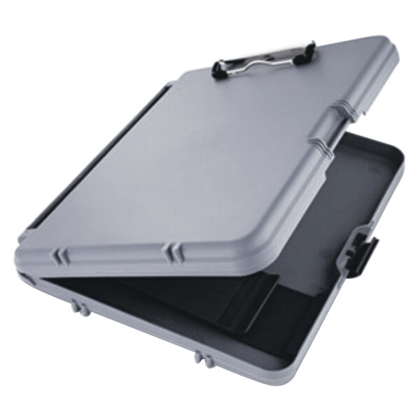 Saunders 00470 WorkMate 1/2" Capacity 12" x 8 1/2" Charcoal/Gray Storage Clipboard