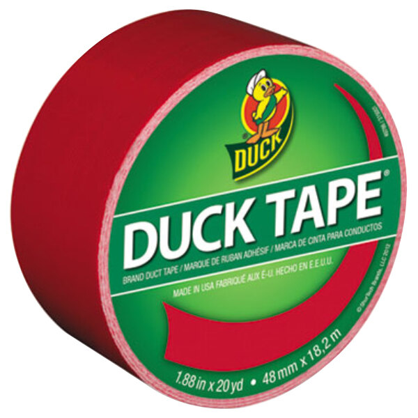Duck Tape 1265014 1 7/8" x 20 Yards Colored Red Duct Tape