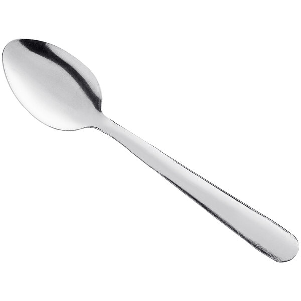 Choice Windsor 5 7/8" 18/0 Stainless Steel Teaspoon 12/Case