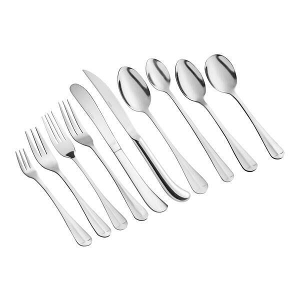 Obston Stainless Steel Appetizer Forks - 12 Pieces, 3 Tine Dessert Forks, 5.9 Inch