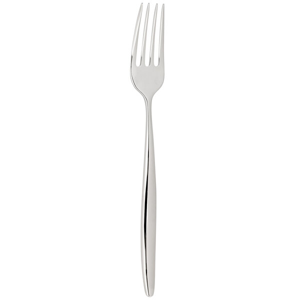 A silver Chef & Sommelier stainless steel salad/dessert fork with a black stripe on the handle.