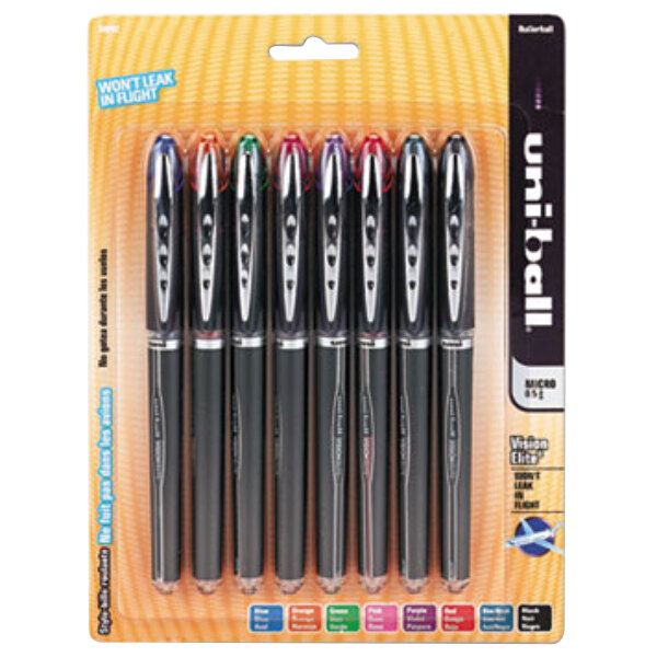 UniBall 58092PP VISION ELITE Assorted Ink with Black Barrel 0.5mm
