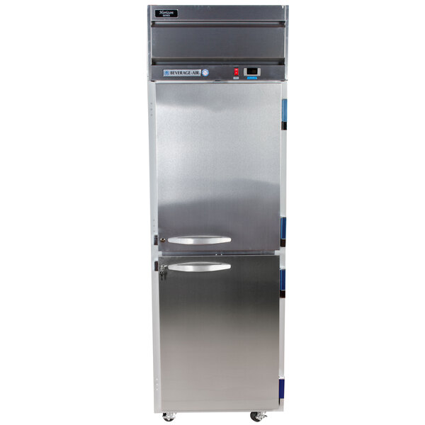 Beverage-Air HF1-1HS Horizon Series 26" Solid Half Door Reach-In Freezer
