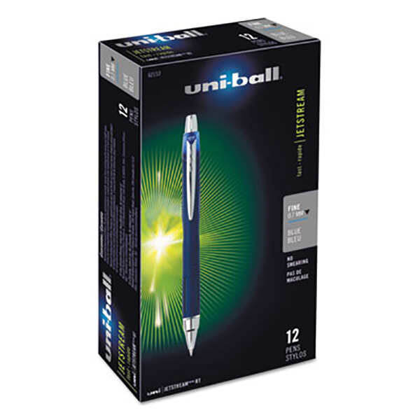 UniBall 62153 Jetstream RT Blue Ink with Blue Barrel 0.7mm Retractable