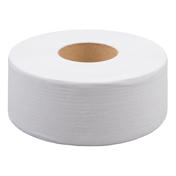 Lavex 1-Ply Jumbo 1400' Toilet Paper Roll with 9 Diameter - 12/Case