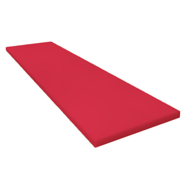 A red rectangular True Cutting Board.