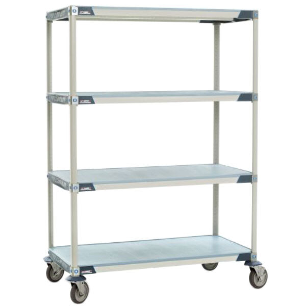 Metro X556EFX3 MetroMax i Polymer Solid Shelf Cart 24" x 48"