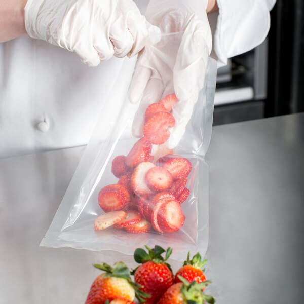 Sous Vide 4 mil Bag 8"x10" Flat Pouch for Vacuum Sealing Chamber Units, 
