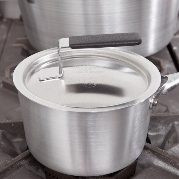 Vollrath 67411 Wear-Ever Domed Aluminum Pot / Pan Cover with Torogard Handle 6 5/8"