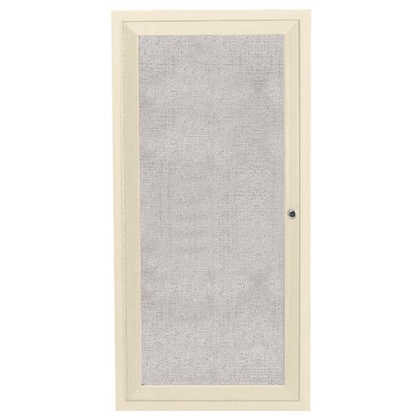 A white door with a white panel.