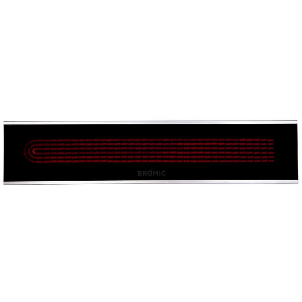 A black rectangular object with red lines and text reading "Bromic Heating Platinum Smart-Heat"