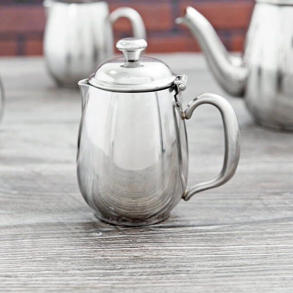 Vollrath 46598 Orion 12 oz. MirrorFinished Stainless Steel Creamer