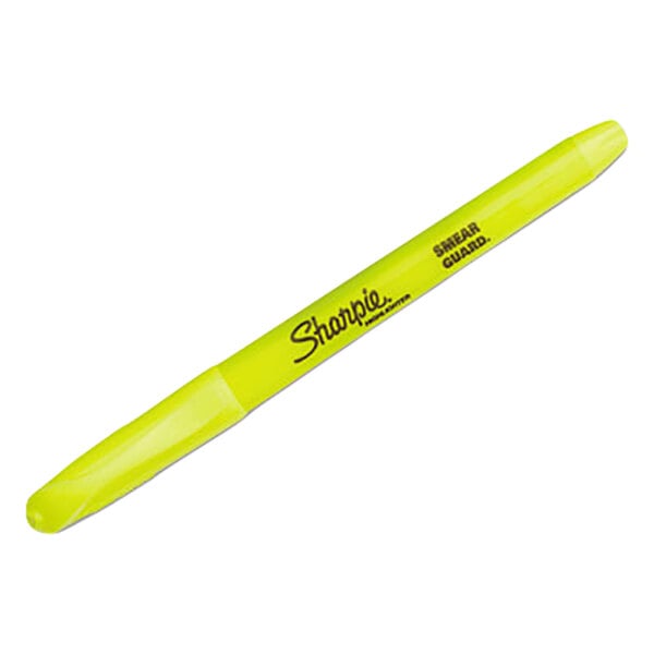 TRANSPARENT YELLOW Fine Point PERMANENT MARKER [Sharpie] YELLOW