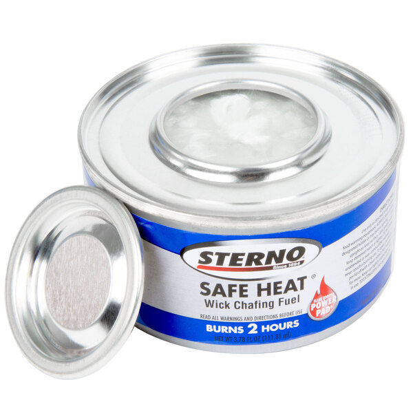 Sterno 10112 2 Hour Safe Heat Chafing Fuel with Power Pad 72/Case