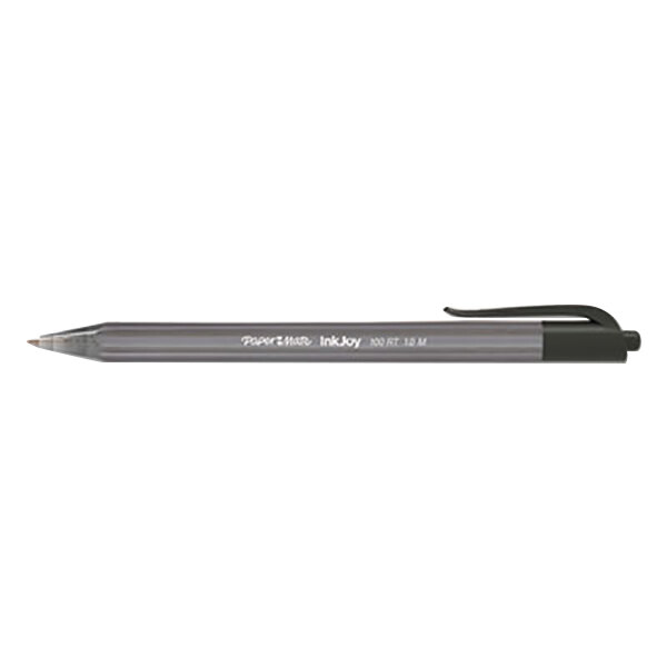 Paper Mate InkJoy 100 Ballpoint Stick Pen 1mm Black Dozen 1951257 