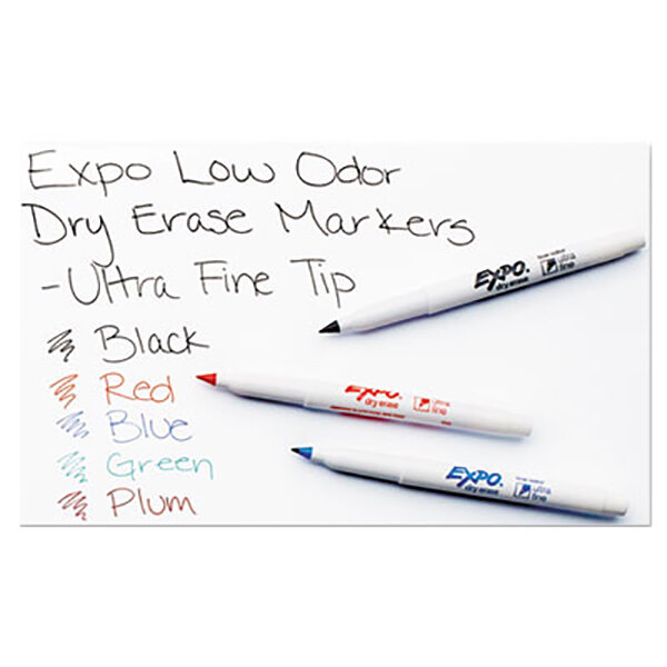 Expo 1871133 Assorted 4Color LowOdor Ultra Fine Point Dry Erase