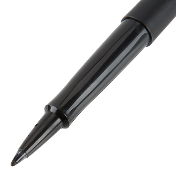 Paper Mate 8430152 Point Guard Flair Black Ink with Black Barrel Needle