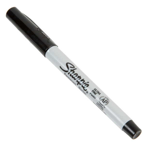 SHARPIE Permanent Markers, Ultra Fine Point, Black, 12 Count :  Office Products