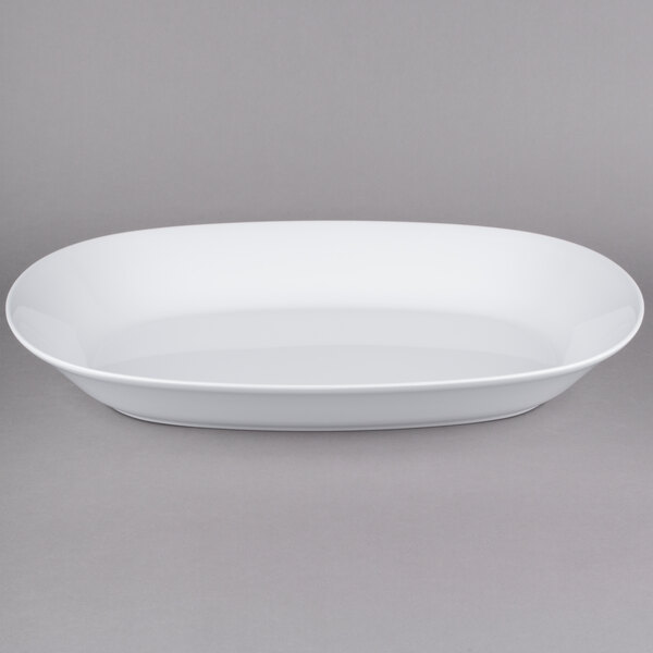 American Metalcraft MLRS21 Endurance 194 oz. Oblong Melamine Serving Bowl