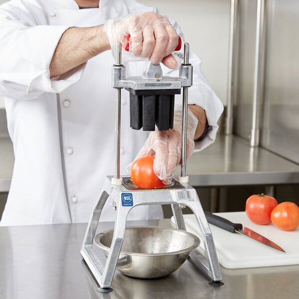 Vollrath 15006 Redco InstaCut 3.5 8 Section Fruit and Vegetable Wedger - Tabletop Mount