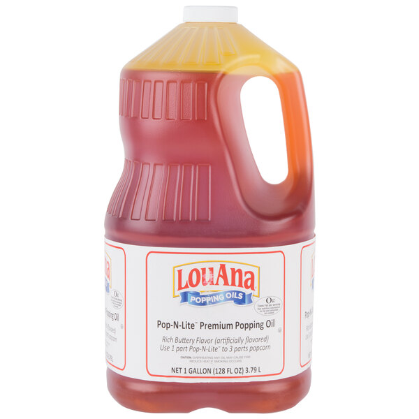 LouAna Popcorn Oil 1 Gallon PopNLite Popping Oil