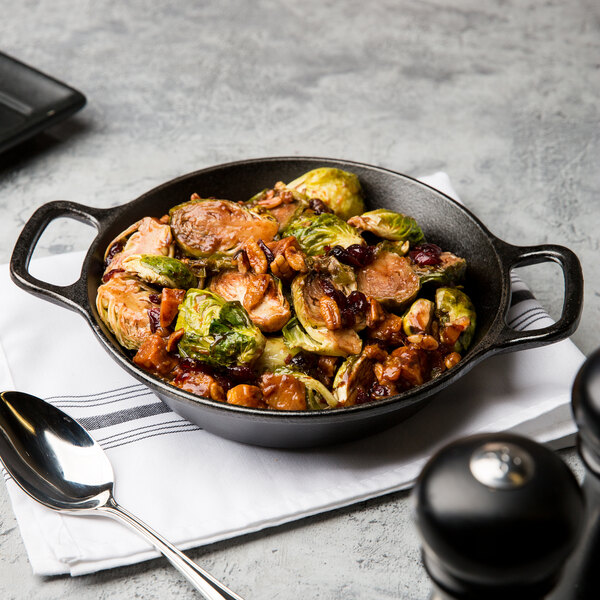 Lodge L5RPL3 8 Pre-Seasoned Cast Iron Skillet with Dual Handles