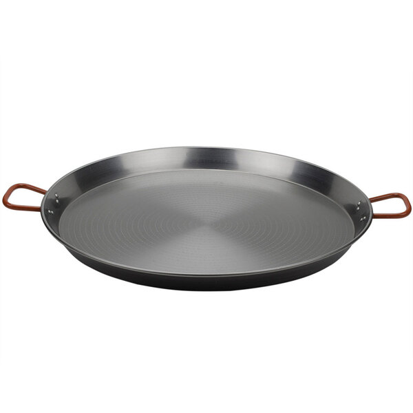 Matfer Bourgeat 071050 27 1/2" Polished Steel Paella Pan