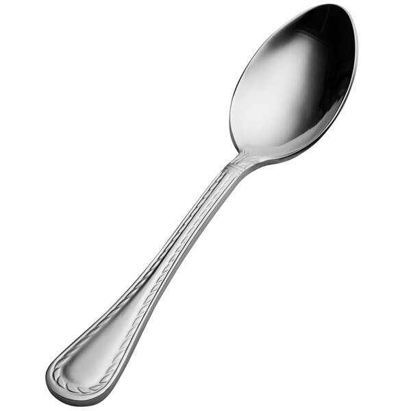 A Bon Chef Bonsteel spoon with a silver handle and spoon.