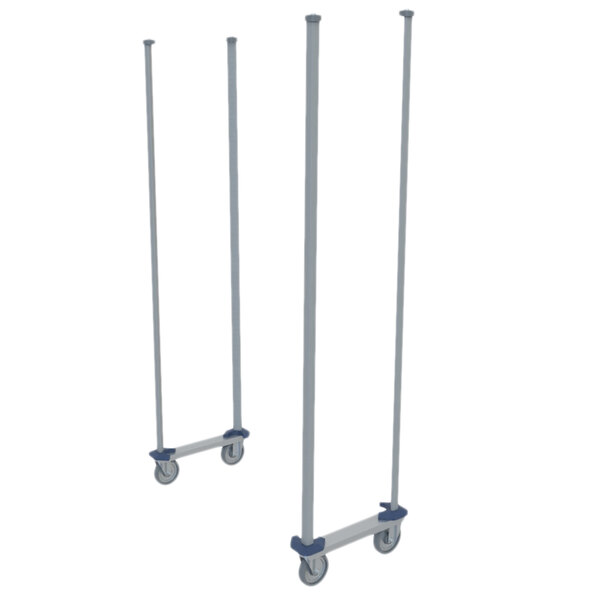 Metro MQTTM21C MetroMax Q TopTrack 21" ChromePlated Mobile Shelving Unit