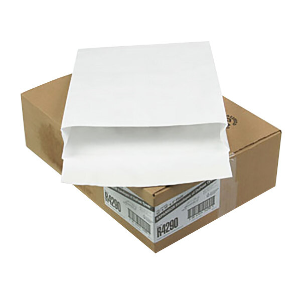 White 12 x 16 x 4 Tyvek Self-Sealing Expanding Mailer Envelope 