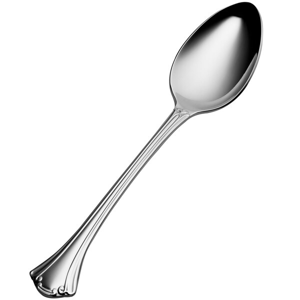 A Bon Chef stainless steel spoon with a silver handle and spoon.