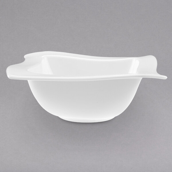 Villeroy & Boch 10-2525-1909 NewWave 20 oz. White Premium Porcelain Bowl - 4/Case