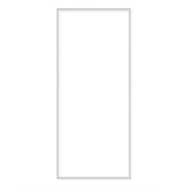 A white rectangular door gasket.
