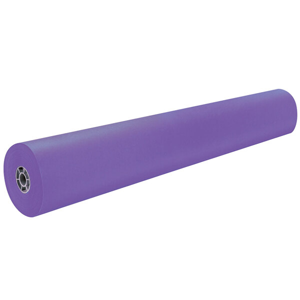 A roll of purple Pacon kraft paper.