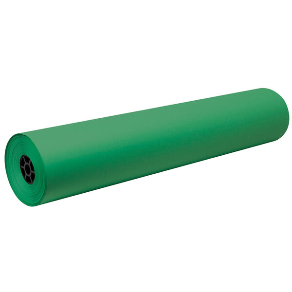 Pacon 101202 Decoral 36" x 1000' Tropical Green 40# Flame Retardant Art Paper Roll