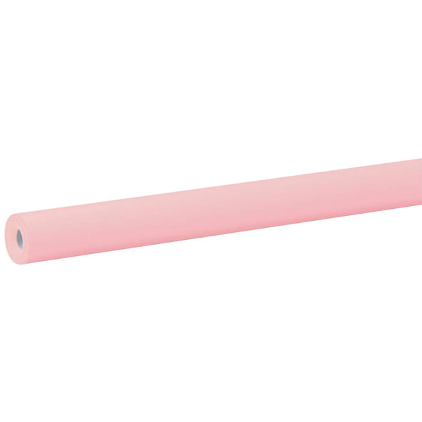 A roll of Pacon pink paper