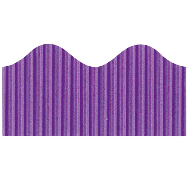 Bordo Decorativo Ondulato Pacon Bordette Colore Viola | Rotolo Da 15 Metri Per Bacheche E Lavoretti Creativi